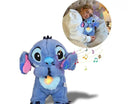 Stitch de Pelúcia Respira e Acende a Barriga