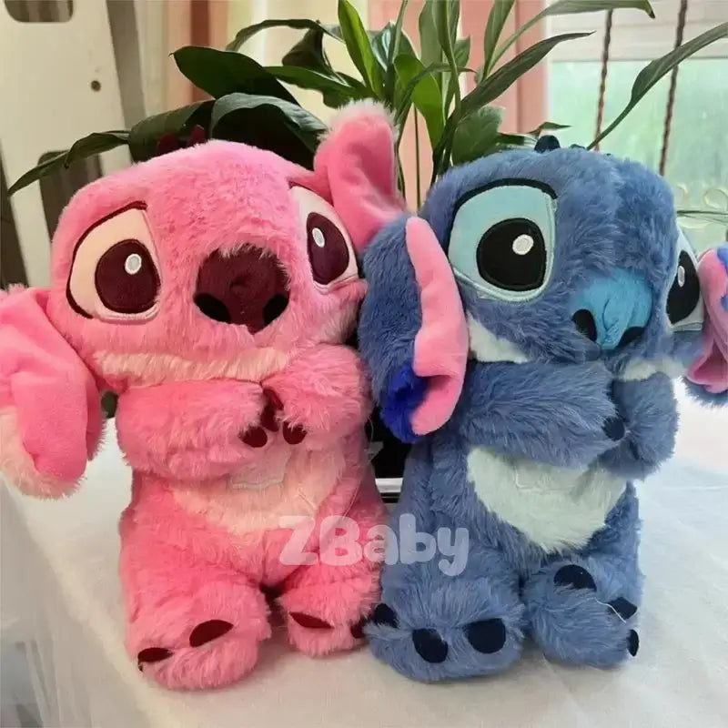 Stitch de Pelúcia Respira e Acende a Barriga
