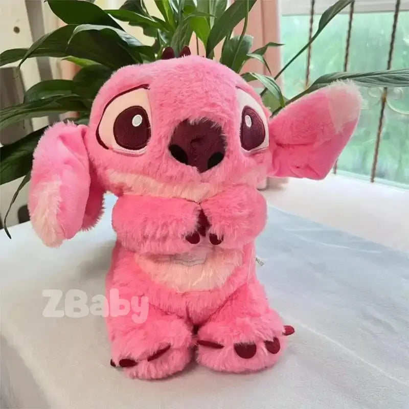 Stitch de Pelúcia Respira e Acende a Barriga